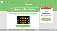 Desktop Screenshot of fruitinator.com