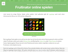 Tablet Screenshot of fruitinator.com
